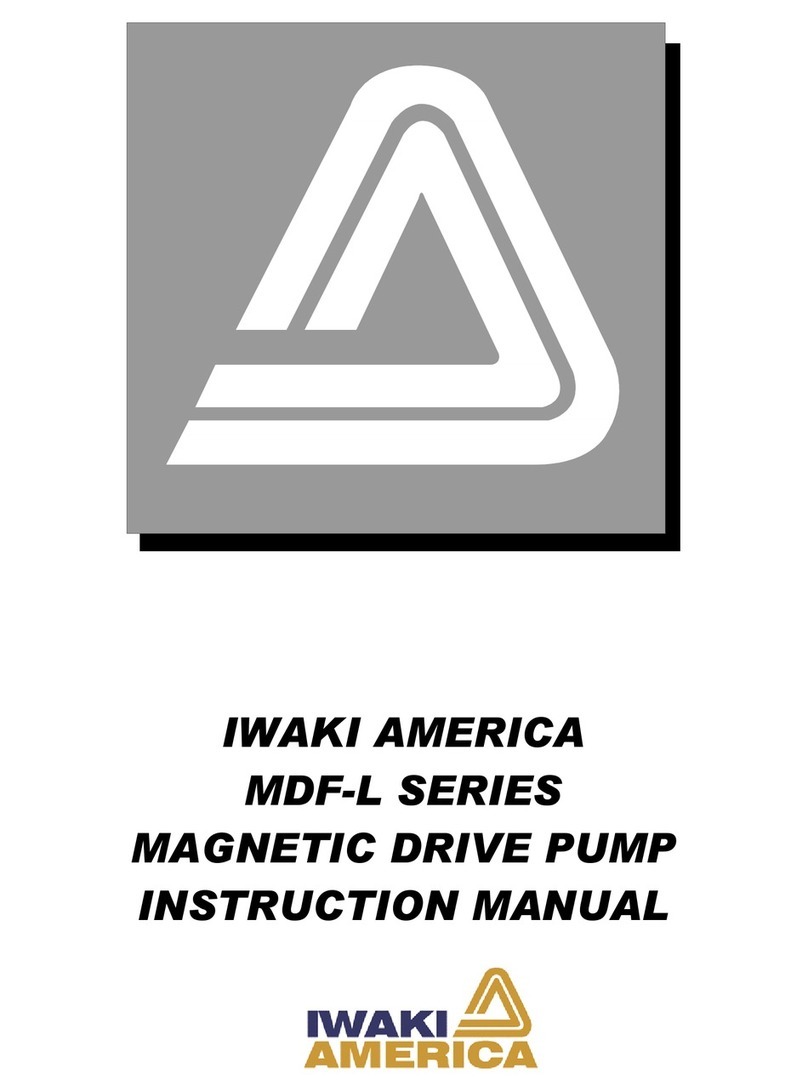 IWAKI AMERICA MDF-L Series instruction manual