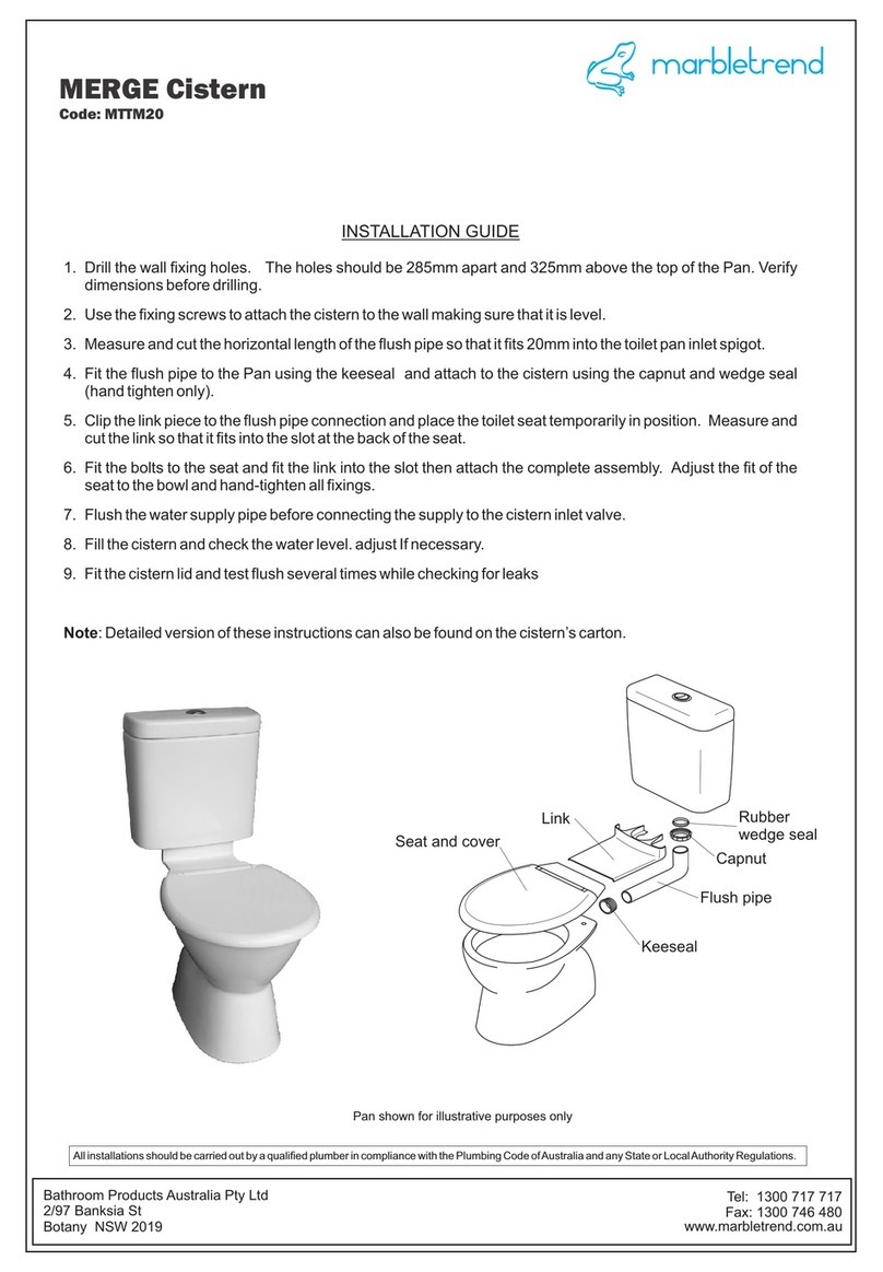 Marbletrend MERGE MTTM20 installation guide