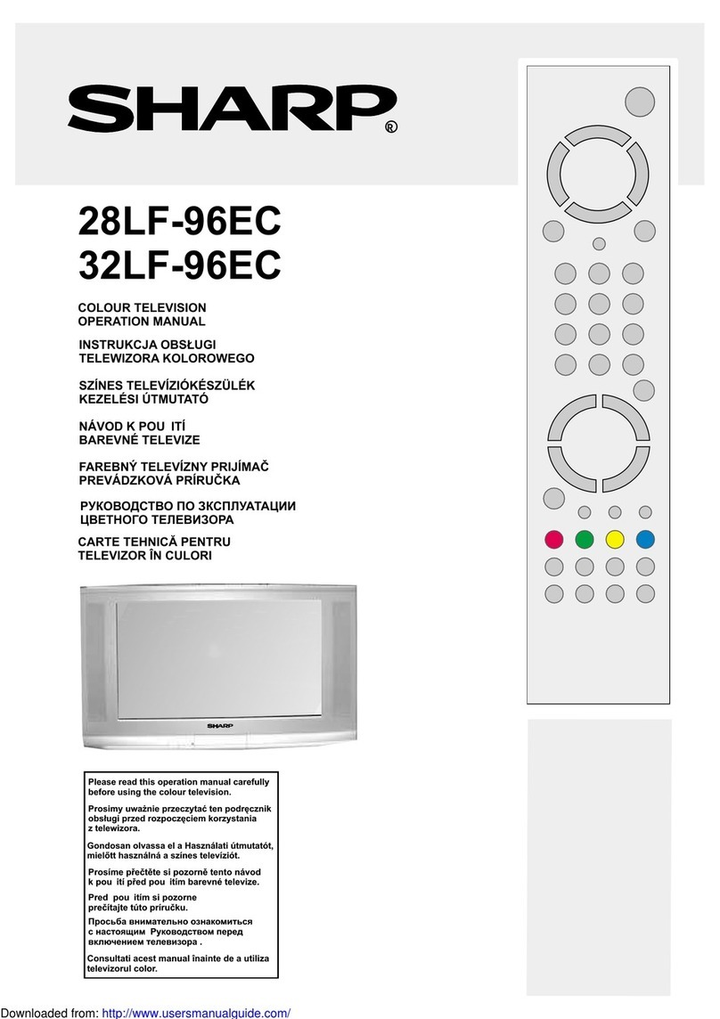 Sharp 28LF-96EC User manual Sharp 28LF-96EC User manual