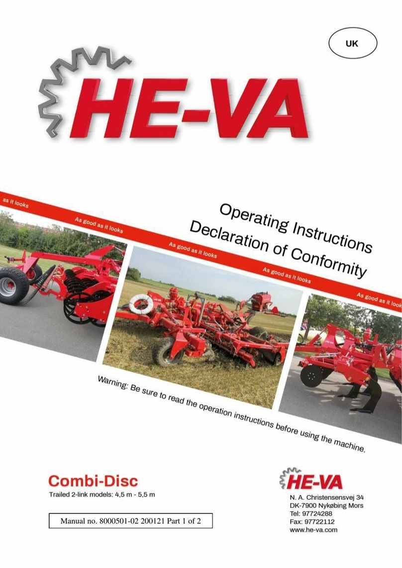 HE-VA Combi-Disc 4.0 m User manual