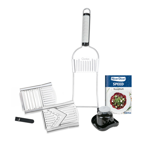 Genius Nicer Dicer Speed instruction manual