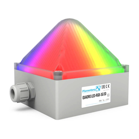 Pfannenberg Quadro LED-RGB-3G/3D Original instructions