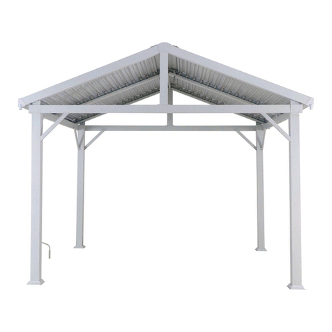 Mimosa CORAL BAY LOUVRE PANEL GAZEBO Assembly instructions