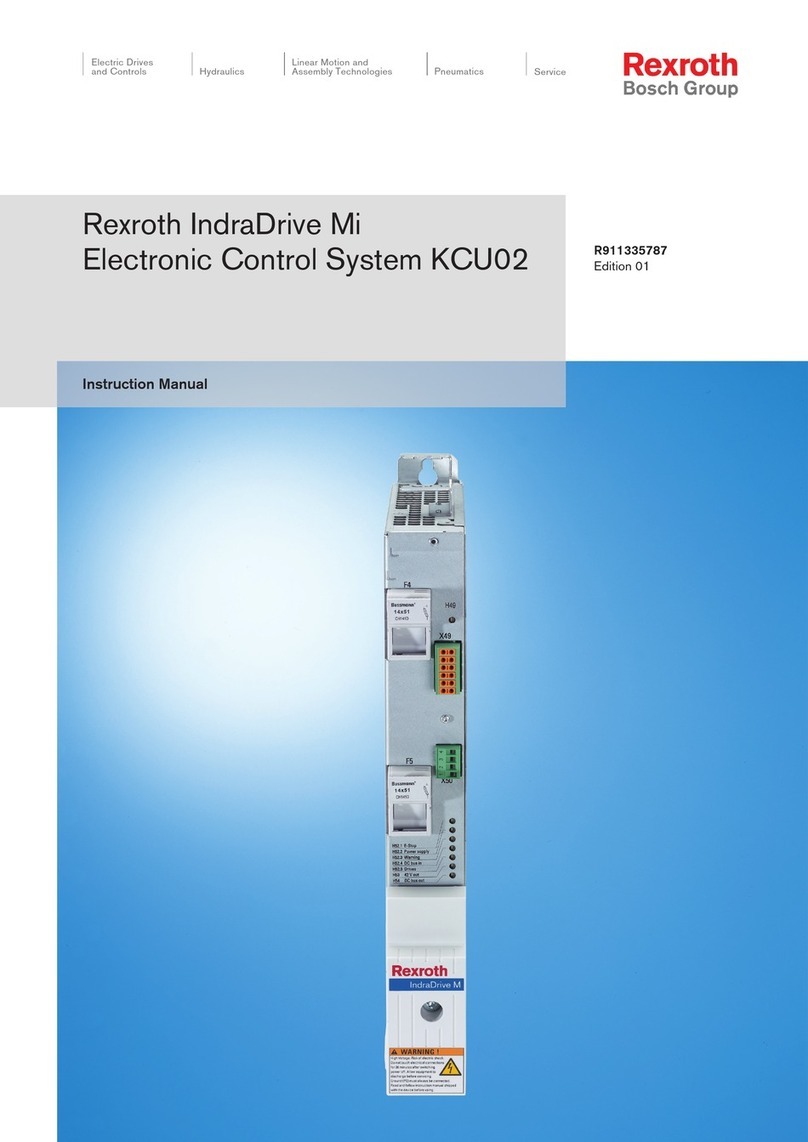 Bosch Rexroth IndraDrive Mi KCU02 User manual