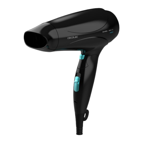 cecotec Bamba IoniCare 5450 Power&Go Pro Ice User manual cecotec Bamba IoniCare 5450 Power&Go Pro Ice User manual