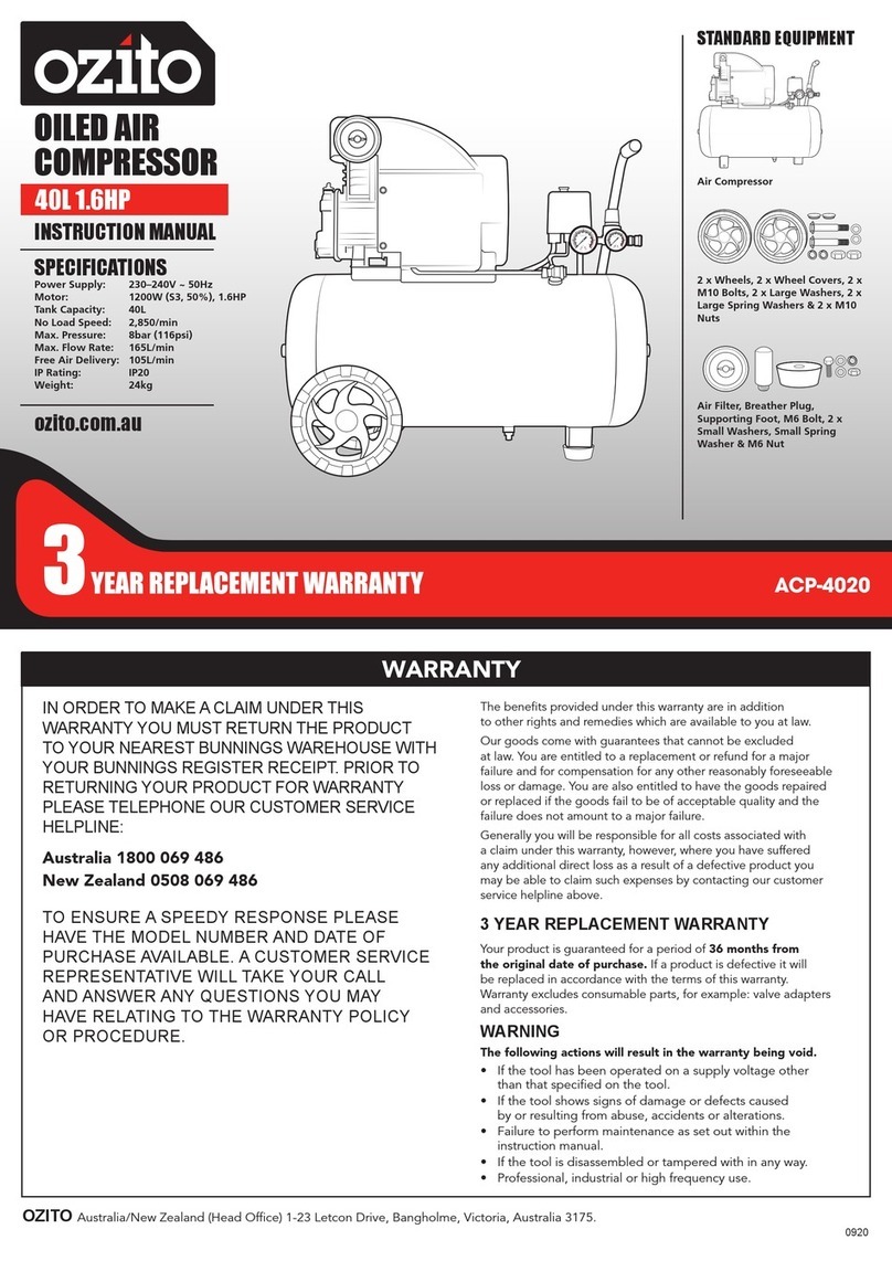 Ozito ACP-4020 instruction manual