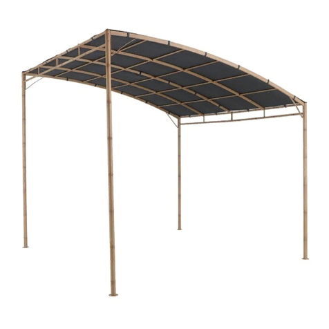 Marquee ORIENTAL LEAN TO WALL GAZEBO Assembly instructions