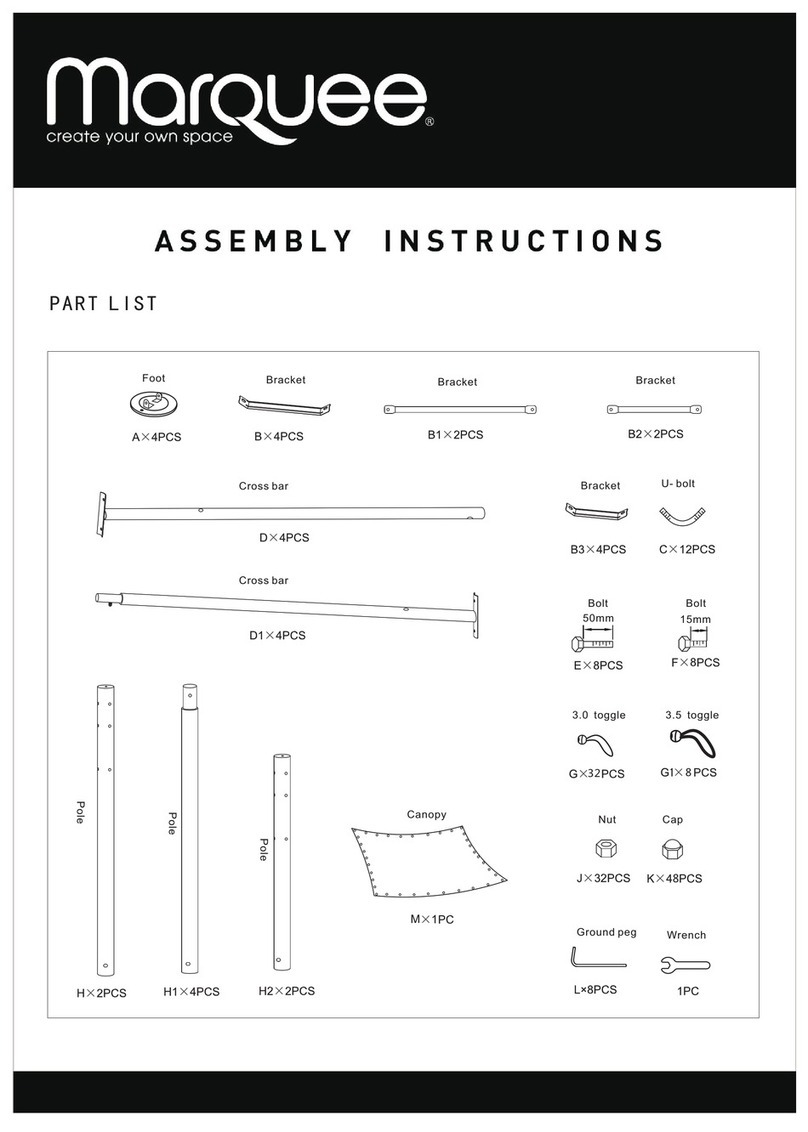 Marquee DALLAS User manual