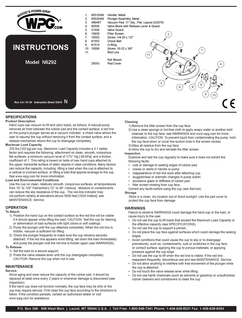 WPG N6292 instructions