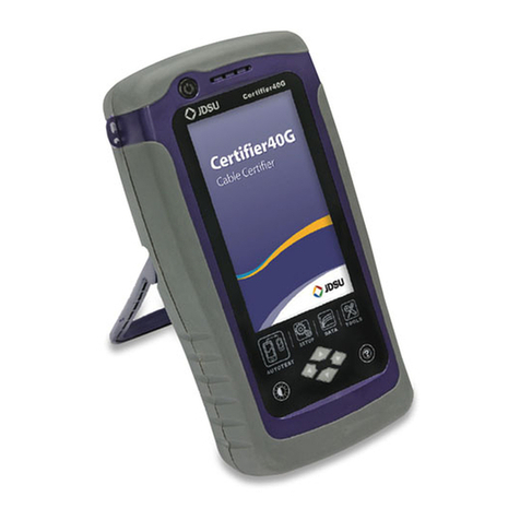 JDS Uniphase Certifier40G manual