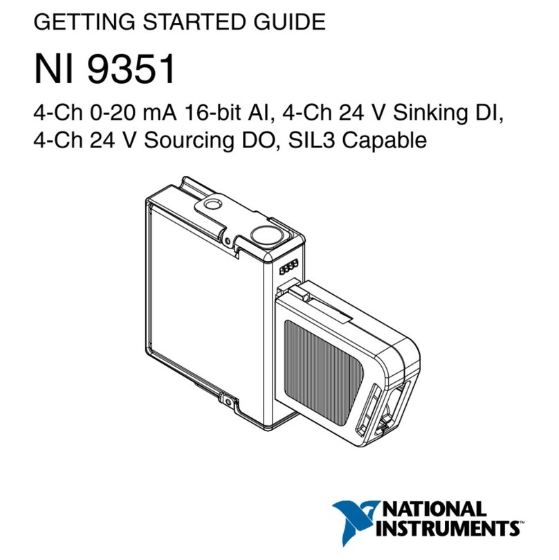 National Instruments NI 9351 User manual National Instruments NI 9351 User manual