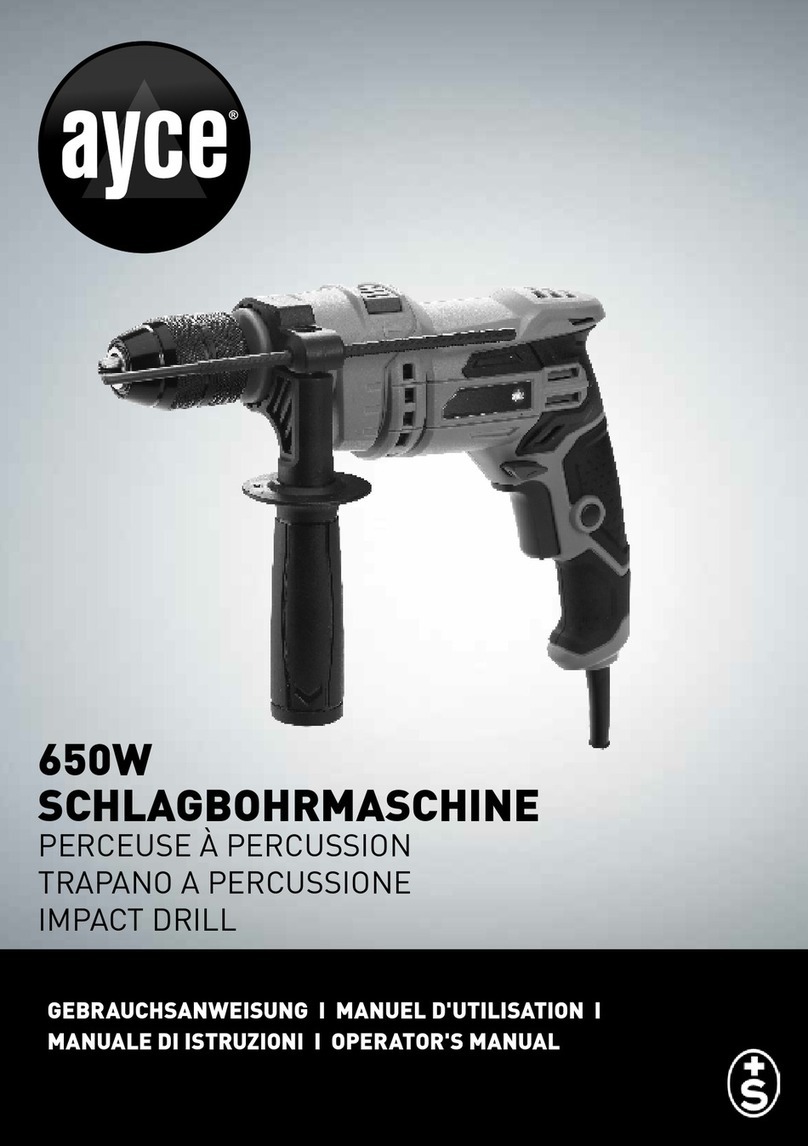 Ayce PC650ID Operator's manual