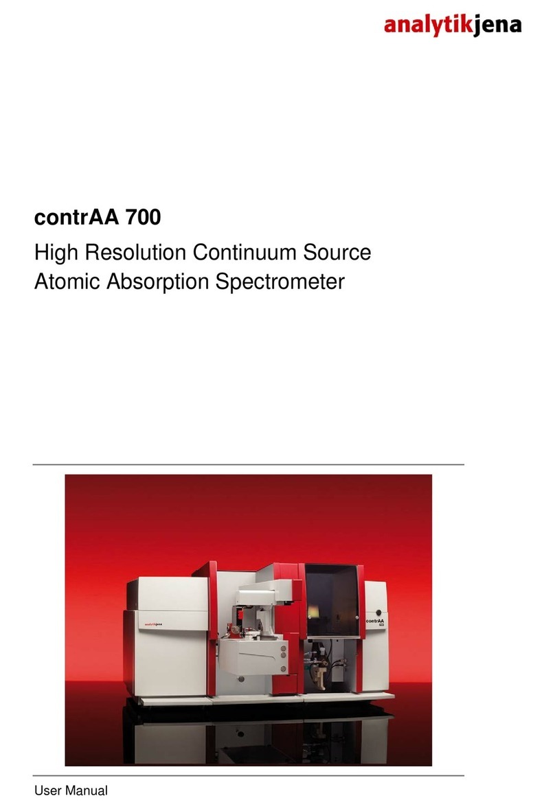Analytic Jena contrAA 700 user manual