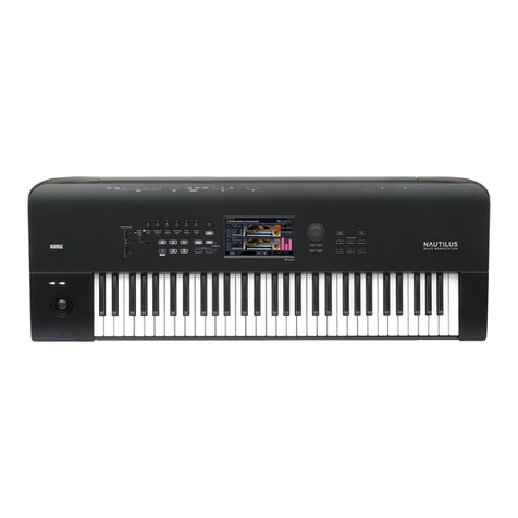 Korg NAUTILUS-61 quick start guide