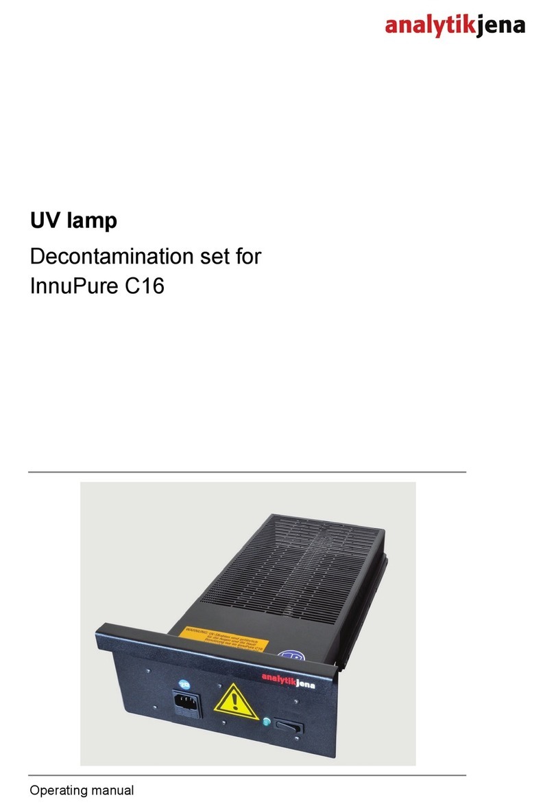 Analytik Jena UV lamp User manual