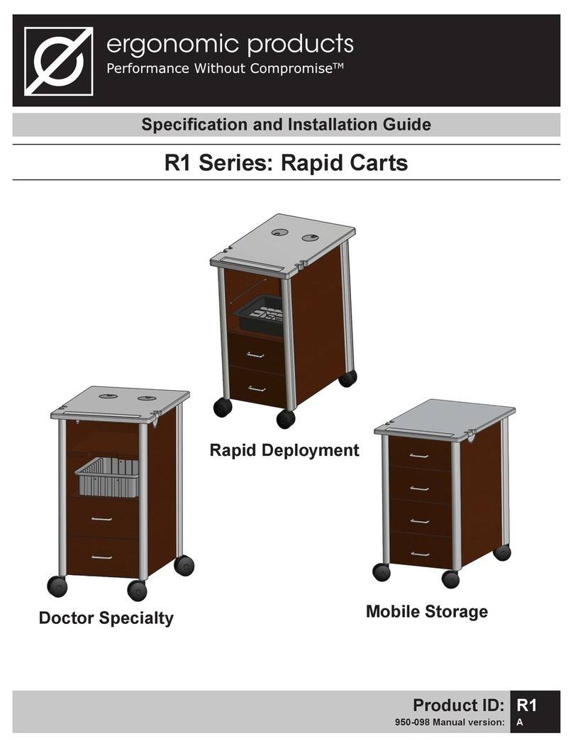 Ergonomic products R1 Series Specification and installation guide Ergonomic products R1 Series Specification and installation guide