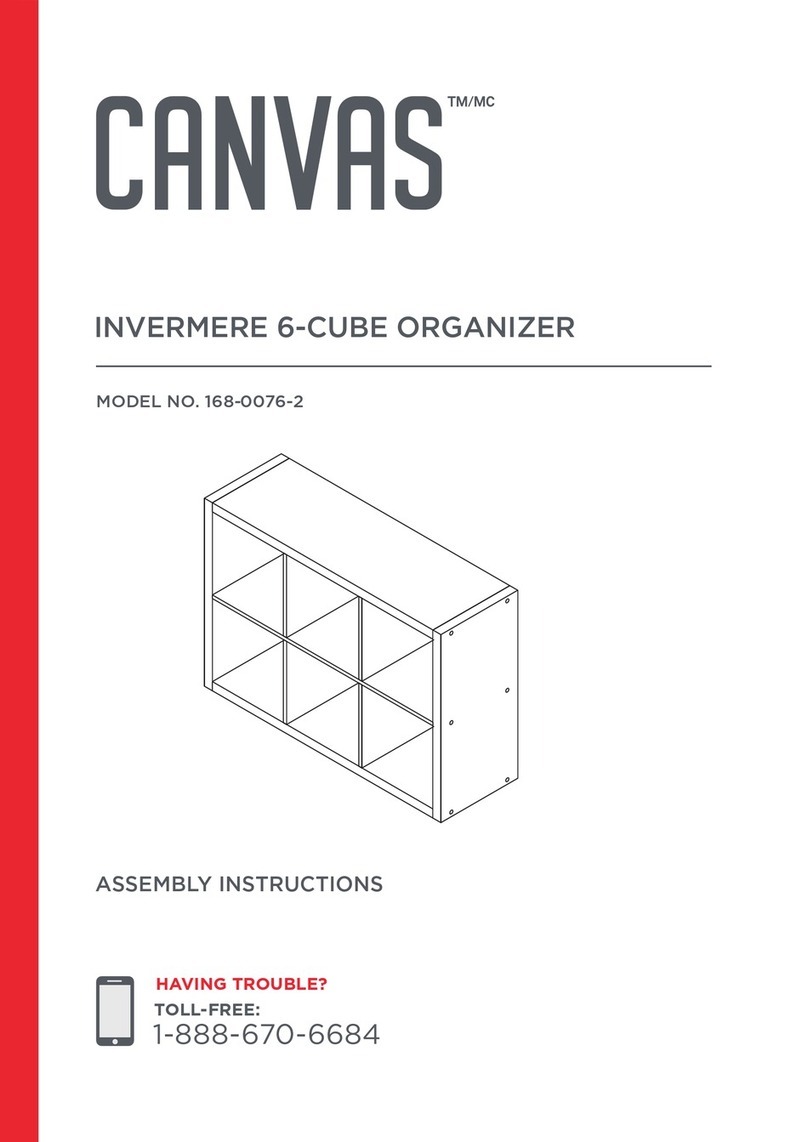 Canvas INVERMERE 168-0076-2 User manual Canvas INVERMERE 168-0076-2 User manual