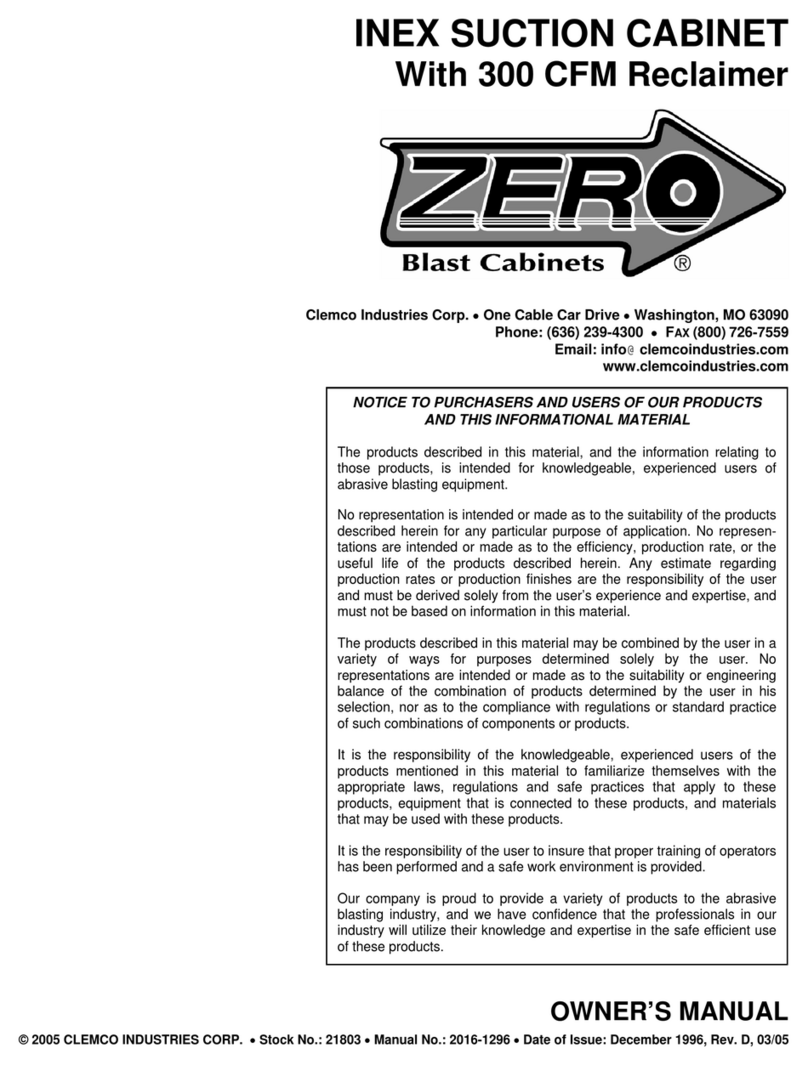 Zero INEX Series owner's manual
