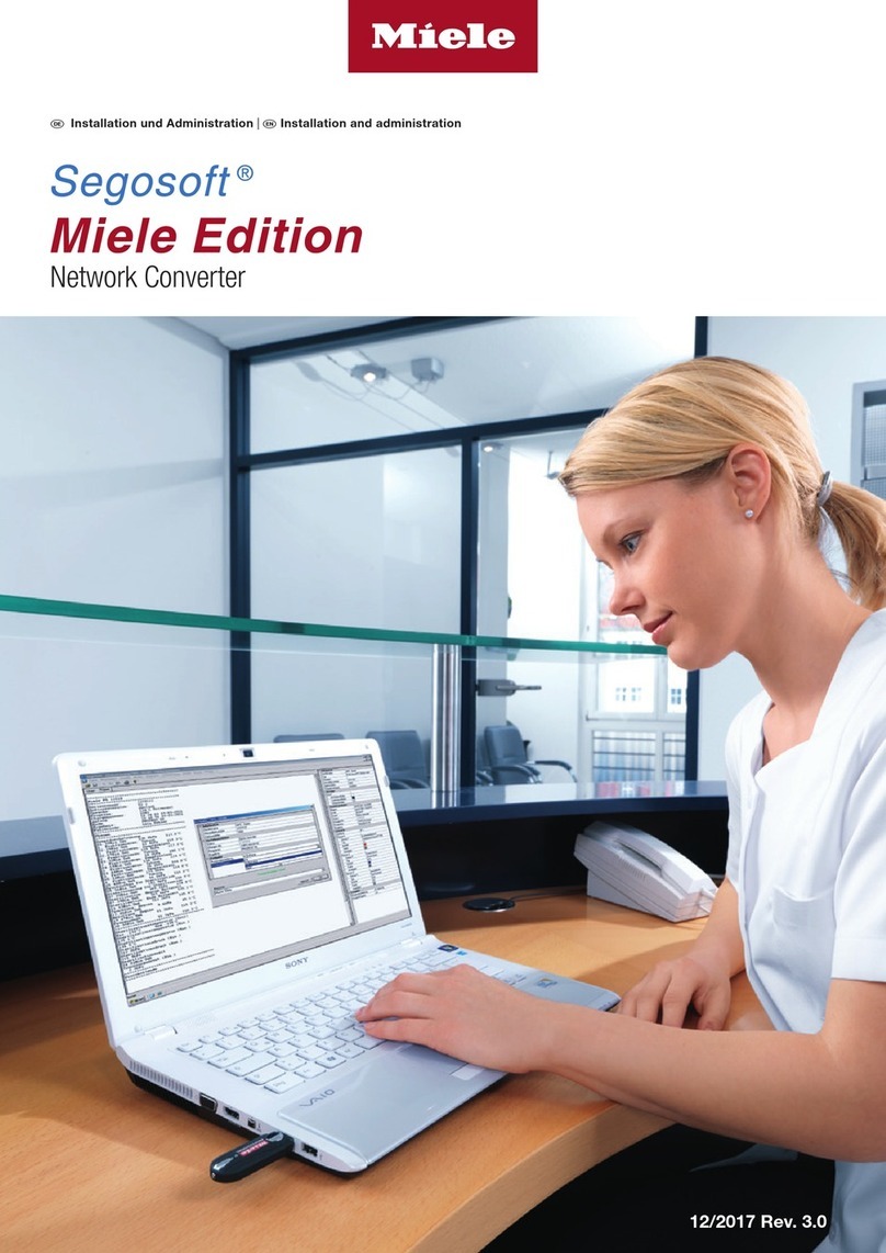 Miele Segosoft SegoConnect Module Advanced Instruction Manual