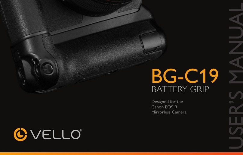 Vello BG-C19 Instruction manual