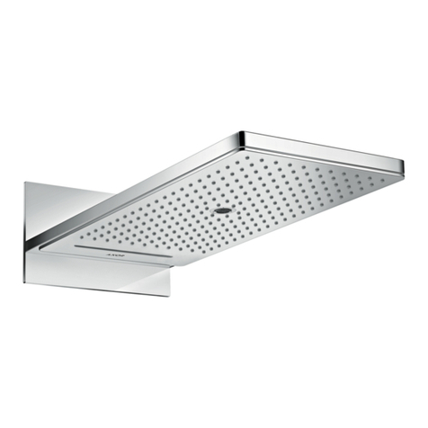 Hans Grohe AXOR 250 / 580 3jet 35283007 Instructions for use/assembly instructions Hans Grohe AXOR 250 / 580 3jet 35283007 Instructions for use/assembly instructions