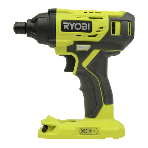 Ryobi P235A Repair sheet
