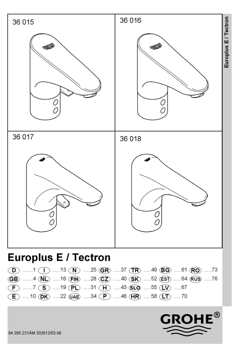 Grohe EUROPLUS E 36 015 manual