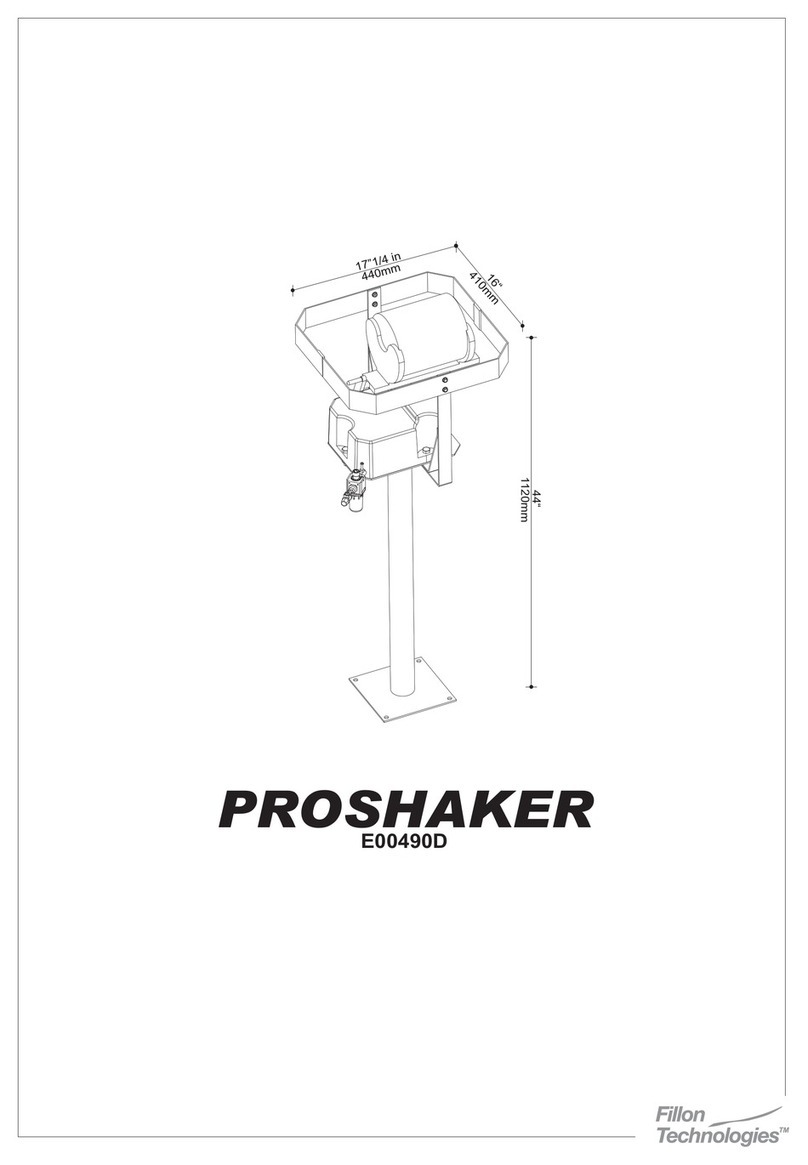 FILLON TECHNOLOGIES PROSHAKER user manual