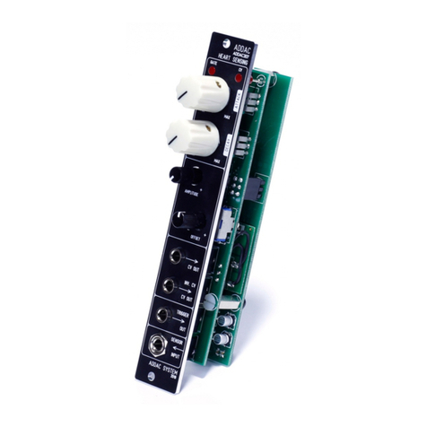 ADDAC System ADDAC307 Heart Sensing Assembly guide
