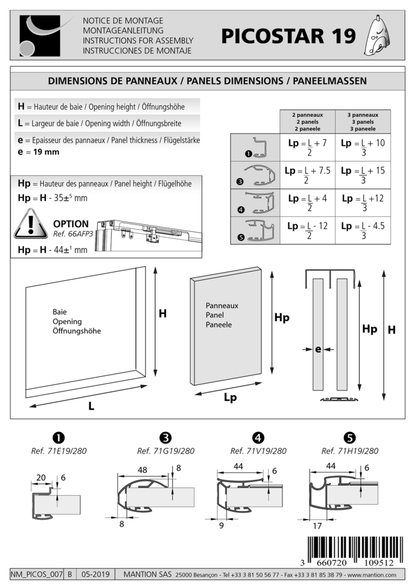 Mantion PICOSTAR 19 Assembly instructions