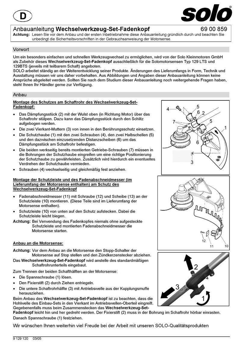Solo 69 00 859 Assembly instructions