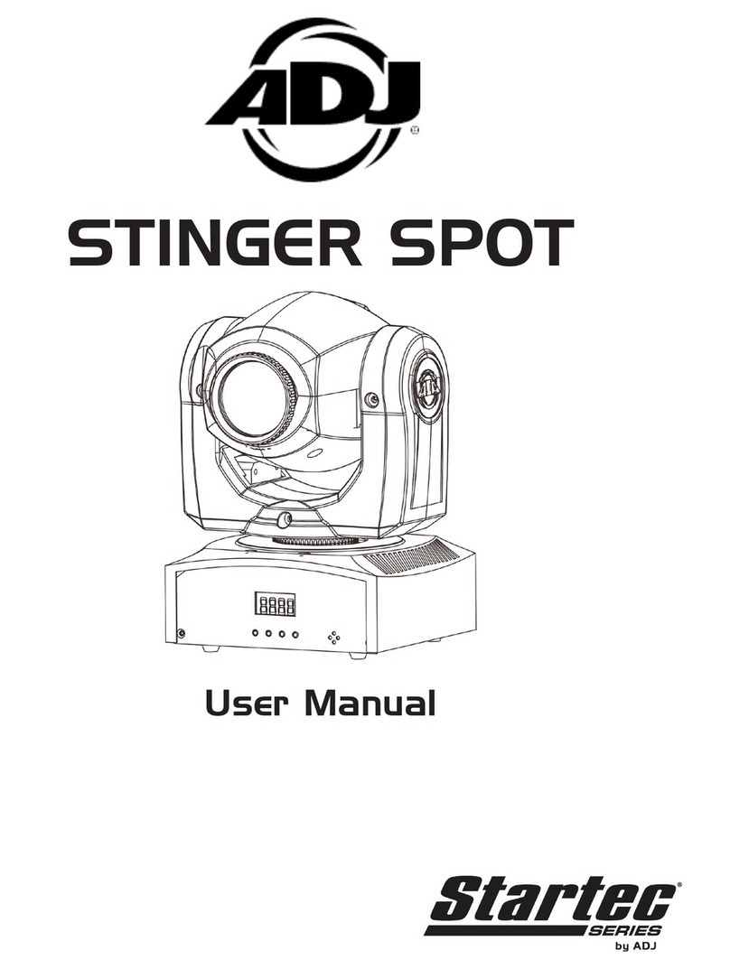 ADJ StarTec Series User manual