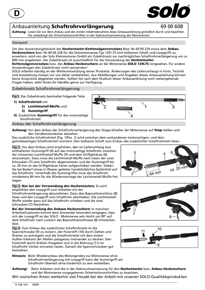 Solo 69 00 608 Assembly instructions