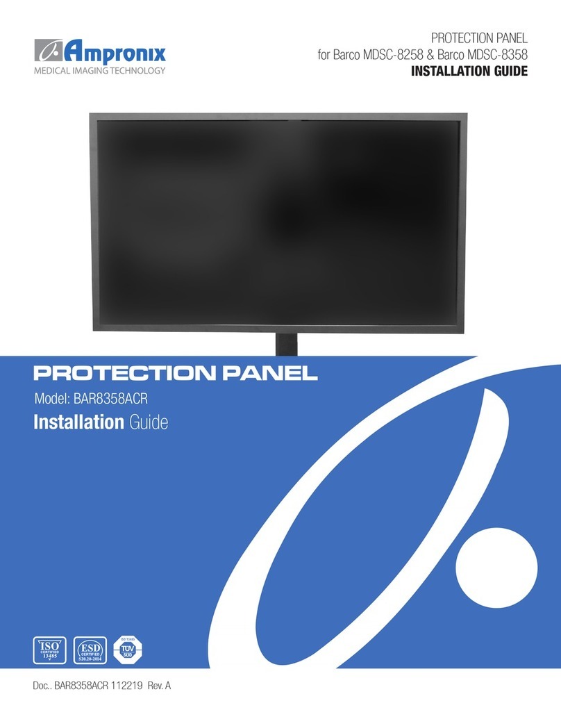 Ampronix BAR8358ACR installation guide Ampronix BAR8358ACR installation guide