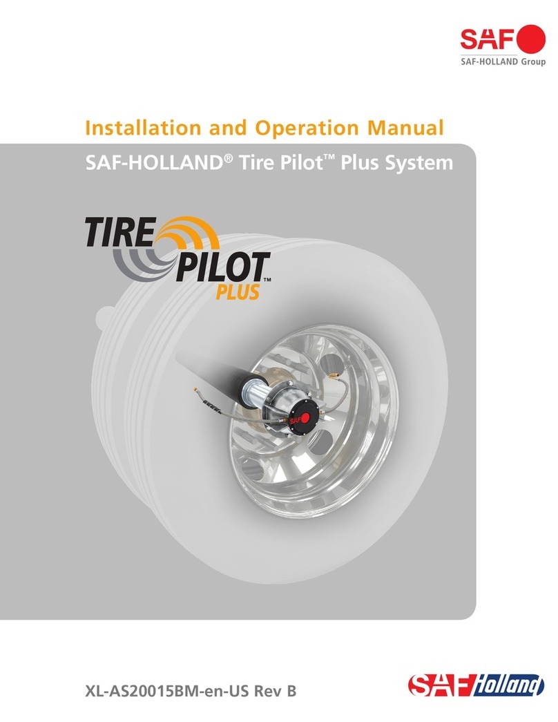 SAF-HOLLAND Tire Pilot Plus Installation and operation manual