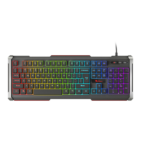 Genesis Rhod 400 RGB Quick installation guide