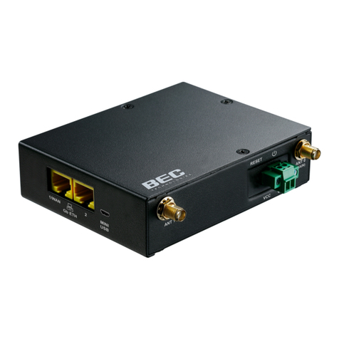 BEC MX-240 Quick install guide
