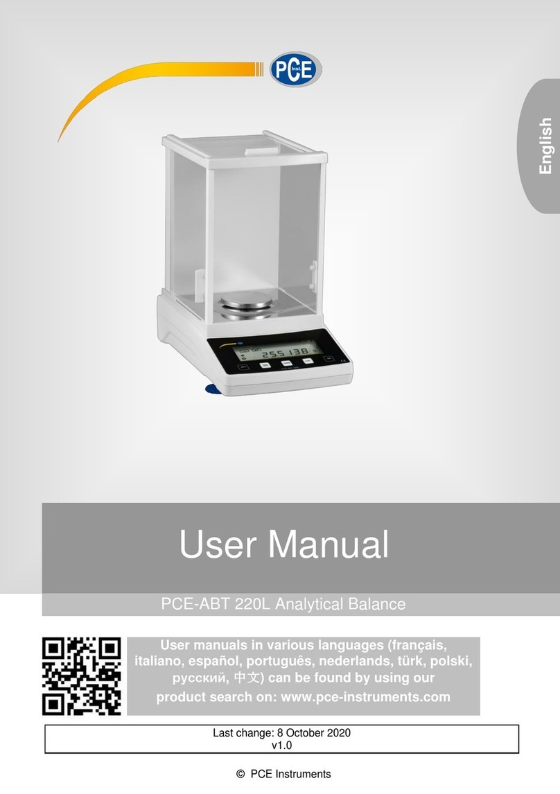 PCE Health and Fitness PCE-ABT 220L user manual