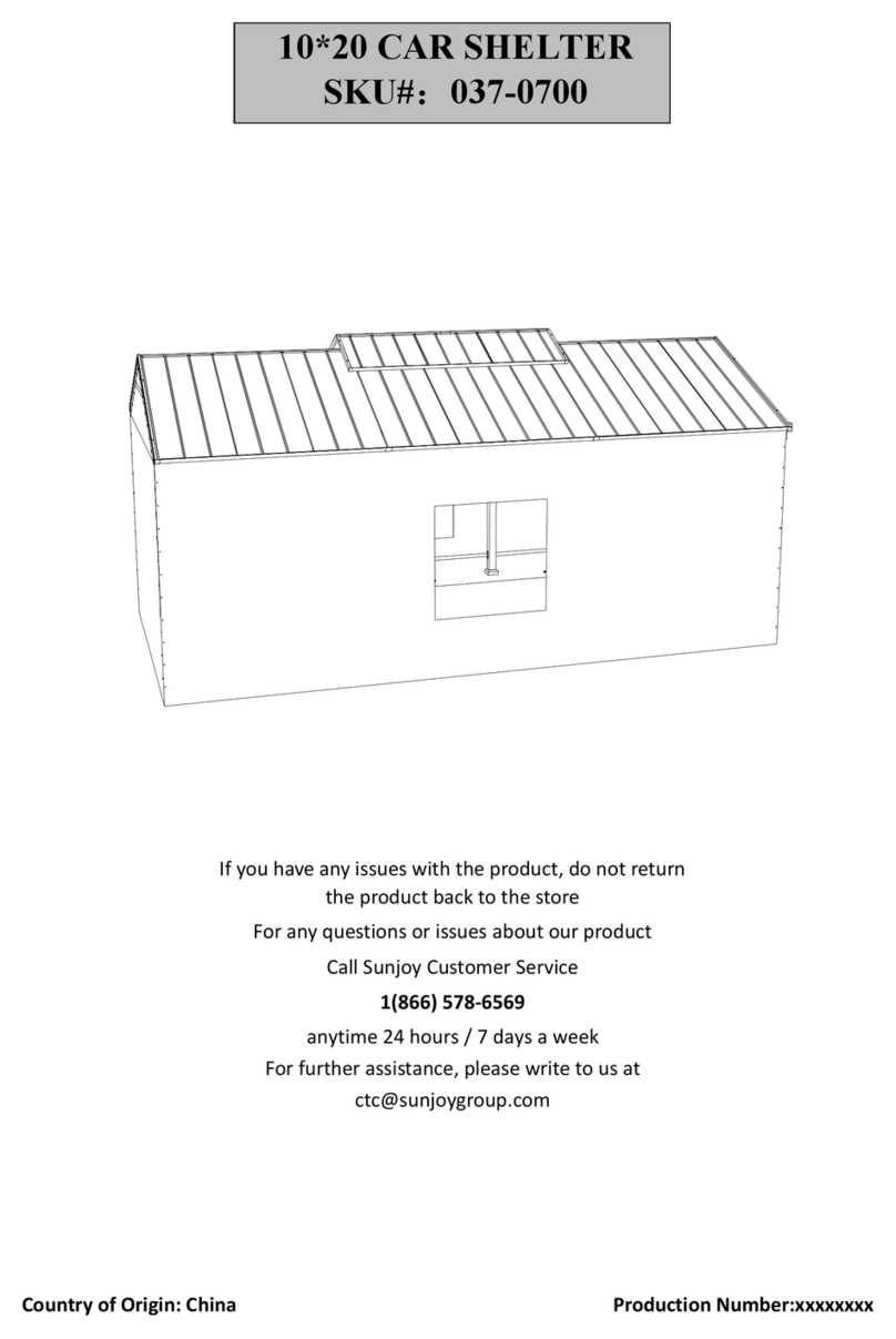Sunjoy 037-0700 User manual