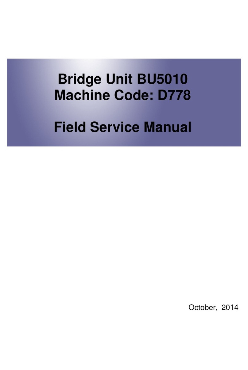 Ricoh Bridge Unit BU5010 Field service manual