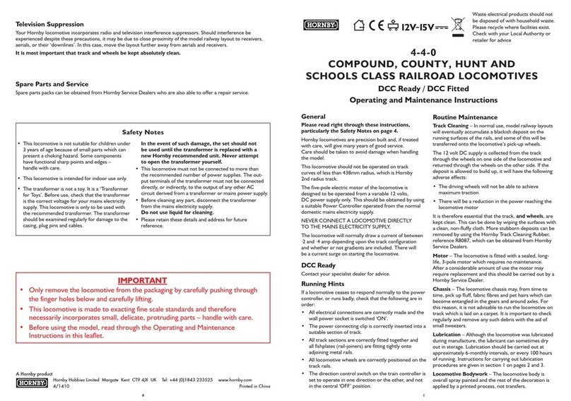 Hornby Railroad Compound Class Manual