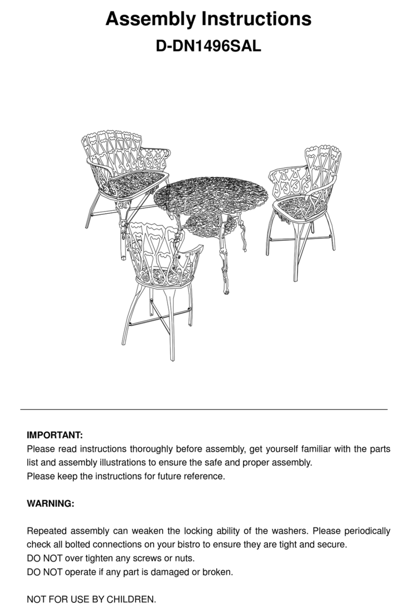 Sunjoy D-DN1496SAL User manual Sunjoy D-DN1496SAL User manual