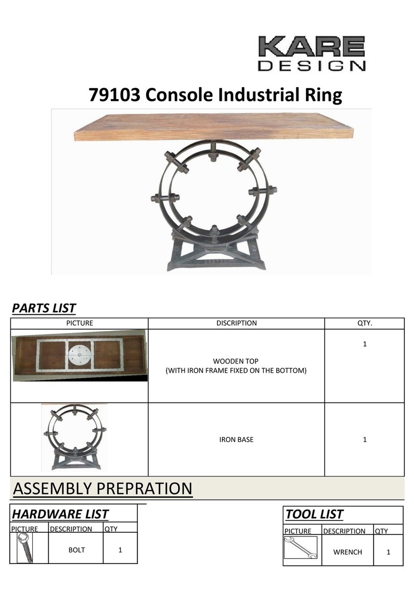 KARE design Console Industrial Ring 79103 manual