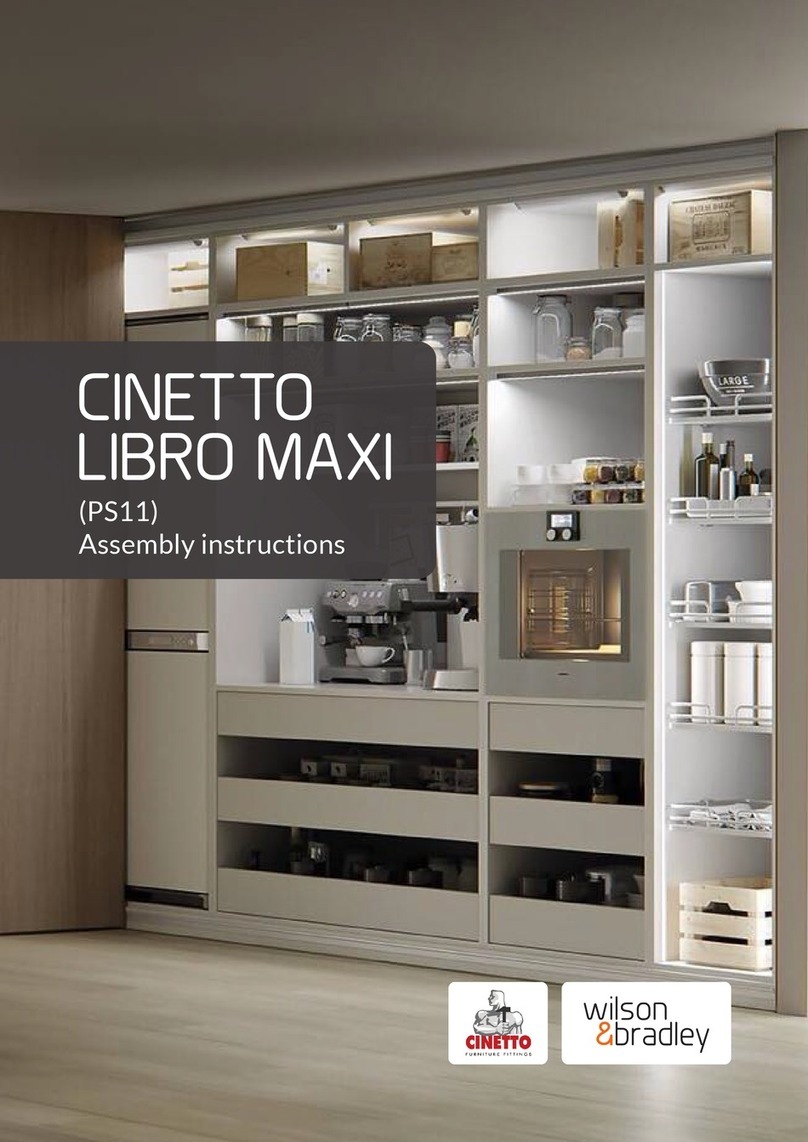cinetto LIBRO MAXI PS11 Assembly instructions