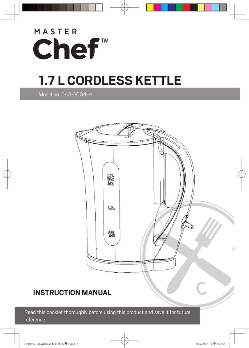 MasterChef KE01107-UL instruction manual