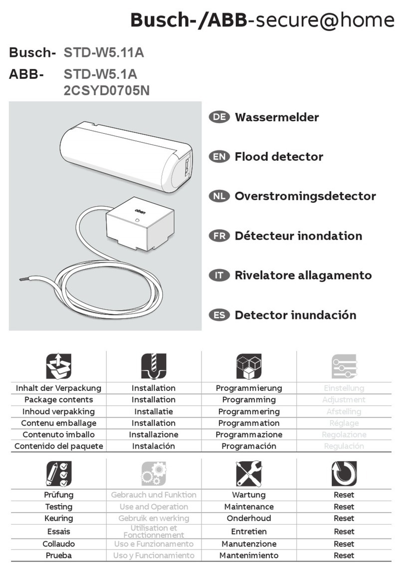 Busch-Jaeger Busch-STD-W5.11A manual