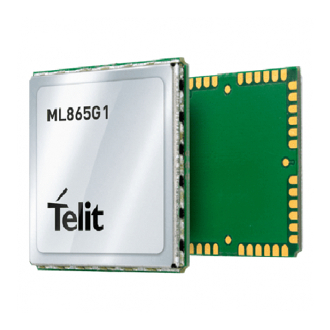 Telit Wireless Solutions ML865G1 User manual Telit Wireless Solutions ML865G1 User manual