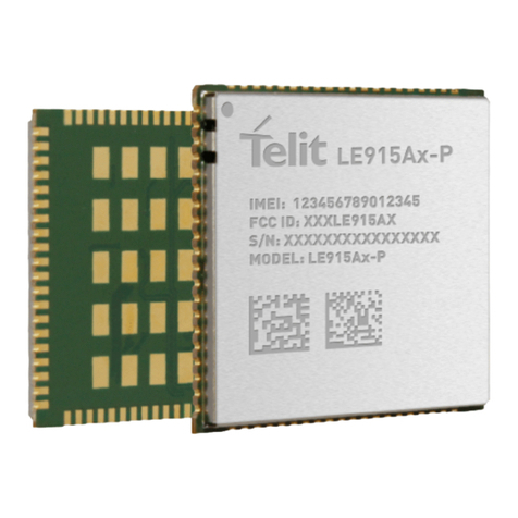 Telit Wireless Solutions LE915A P Series User manual
