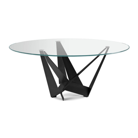 Cattelan Italia SKORPIO ROUND 3 GLASS Installation guide