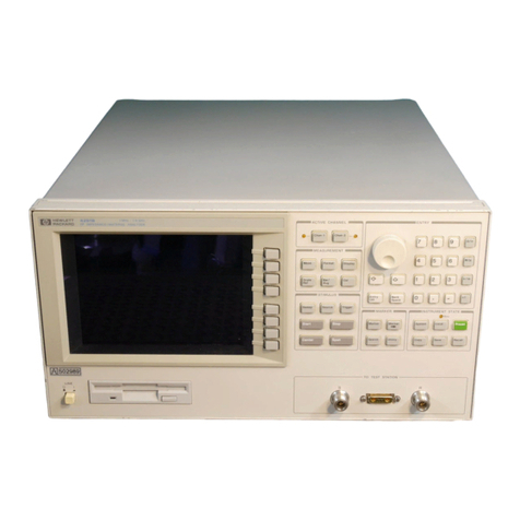 Agilent Technologies 4291B User manual
